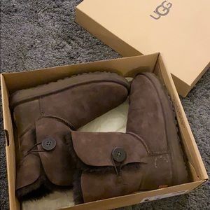 UGG Bailey Button Suede Boots
